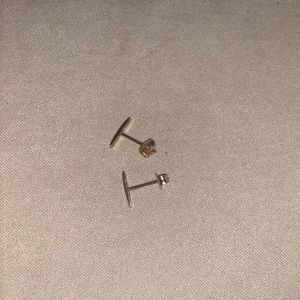 Mejuri bar stud earrings